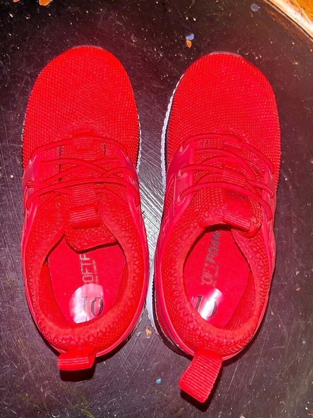 Red Puma Shoes Size 10c